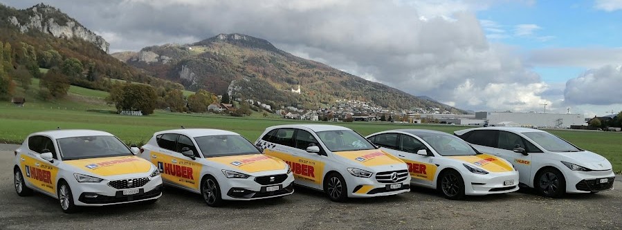 Fahrschulflotte der Fahrschule Huber
